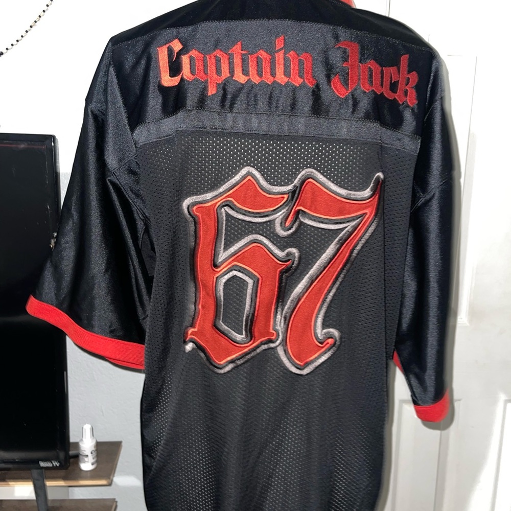 Captain Jack Black and Red Men's Jersey